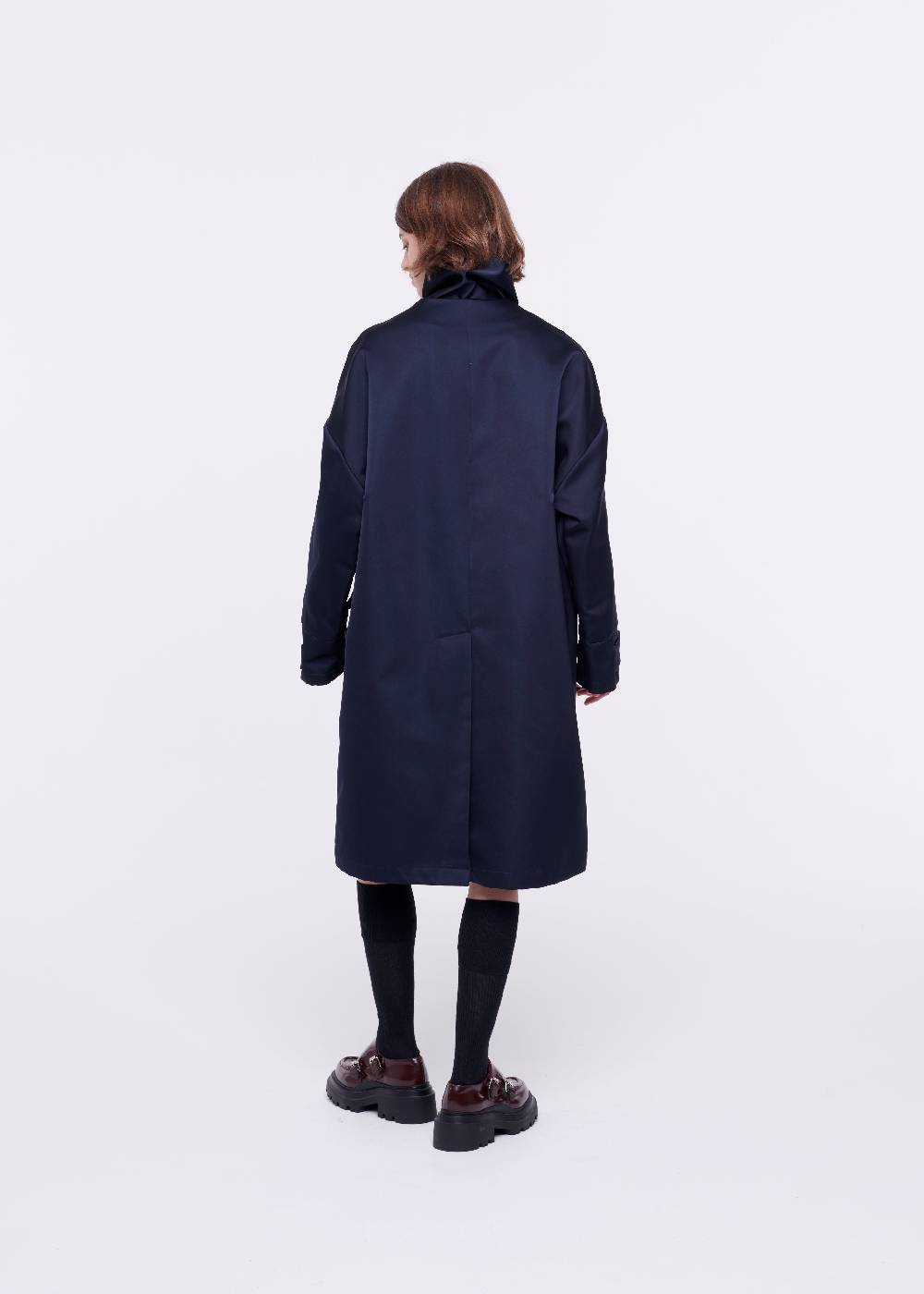 Plan C CAPPOTTO BLU IN DUCHESSE Novità