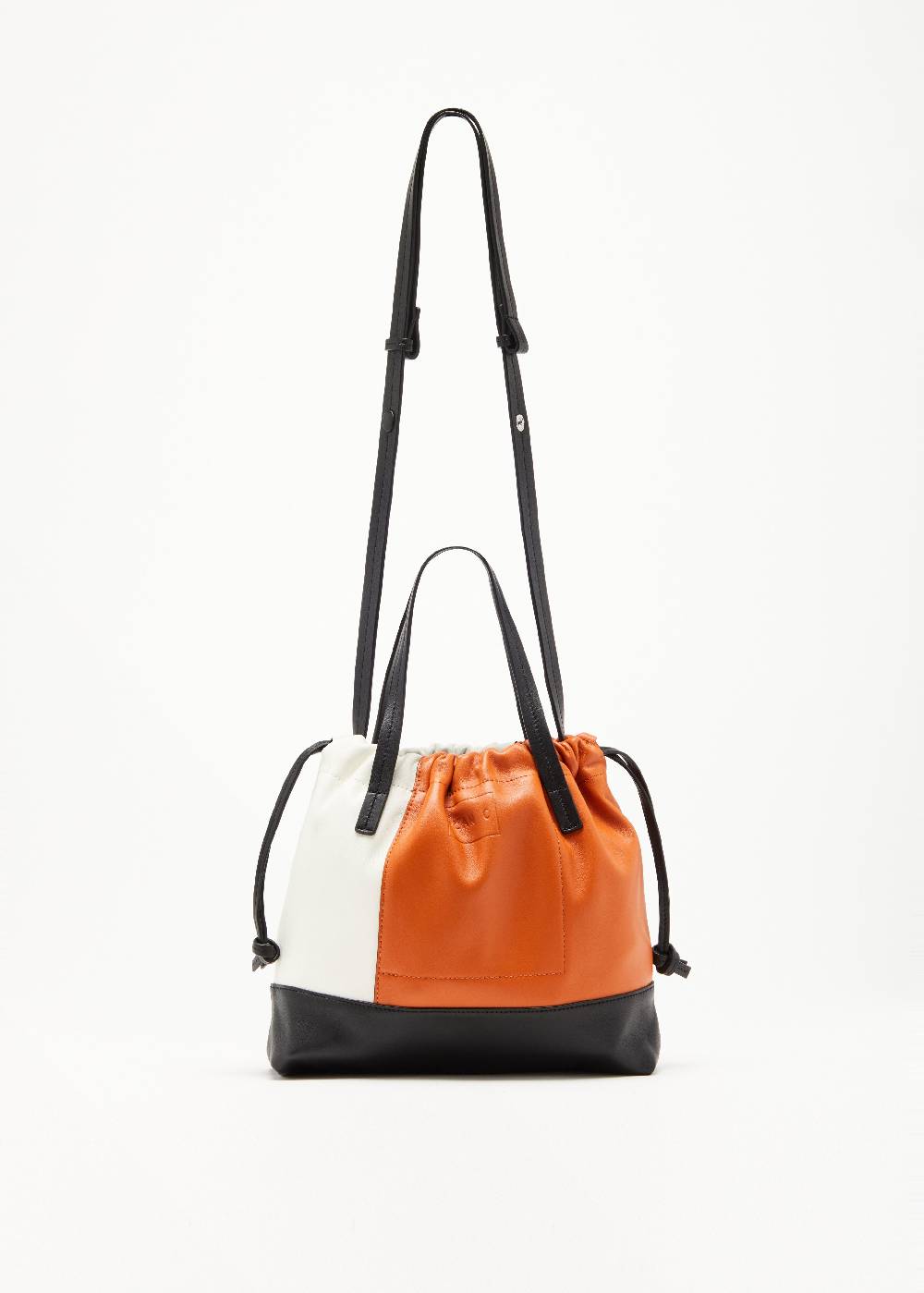 Plan C BORSA PICCOLA IN PELLE CON COULISSE Saldi Di Fabbrica