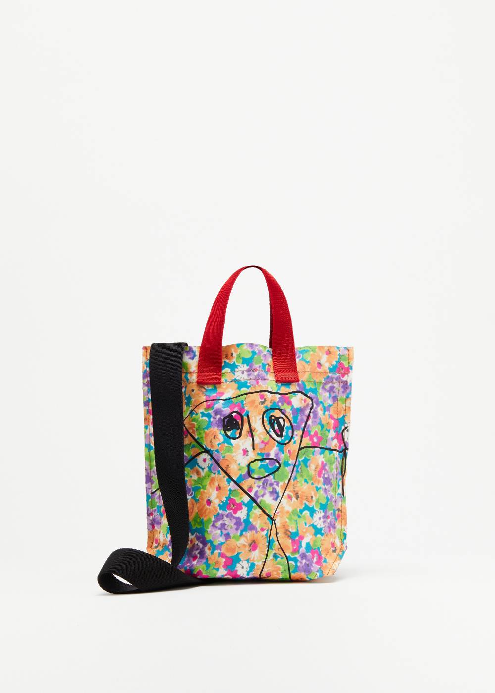 Plan C SHOPPER CON STAMPA FLOREALE "PILI E BIANCA" MINI Vendite Flash