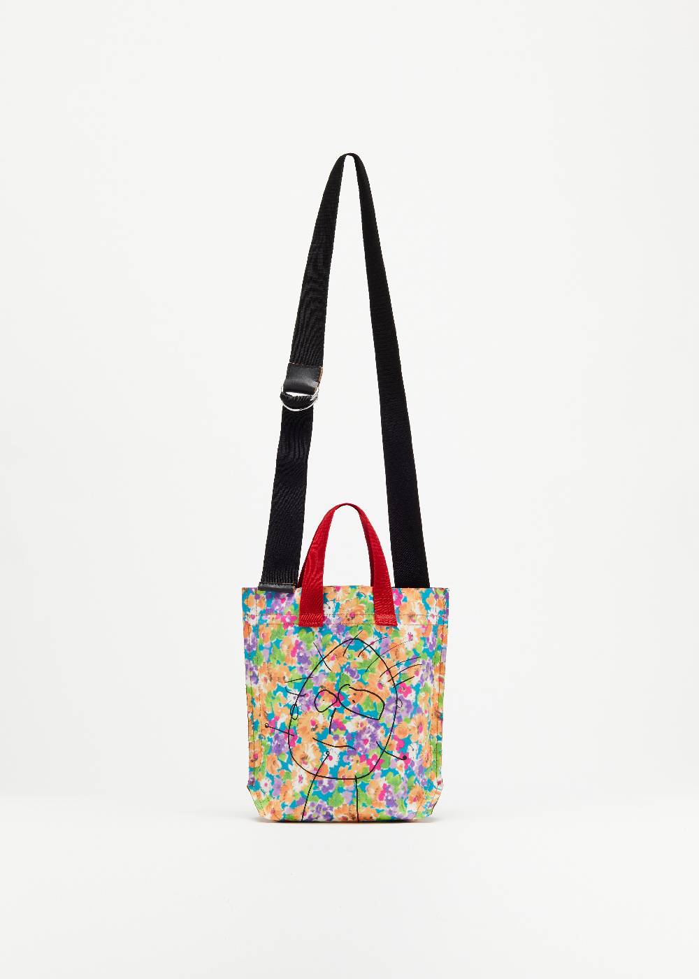 Plan C SHOPPER CON STAMPA FLOREALE "PILI E BIANCA" MINI Vendite Flash