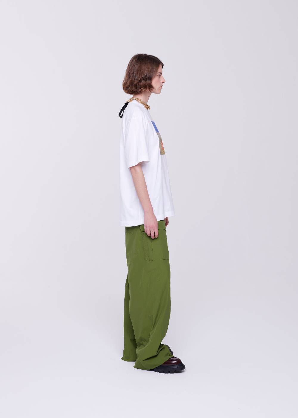 Plan C T-SHIRT BIANCA IN COTONE CON STAMPA Novità