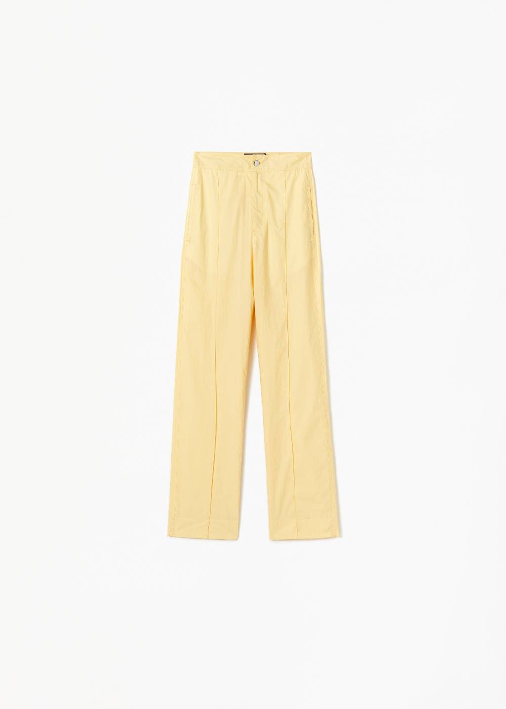 Plan C PANTALONI AMPI IN COTONE COLOR ZABAIONE Online