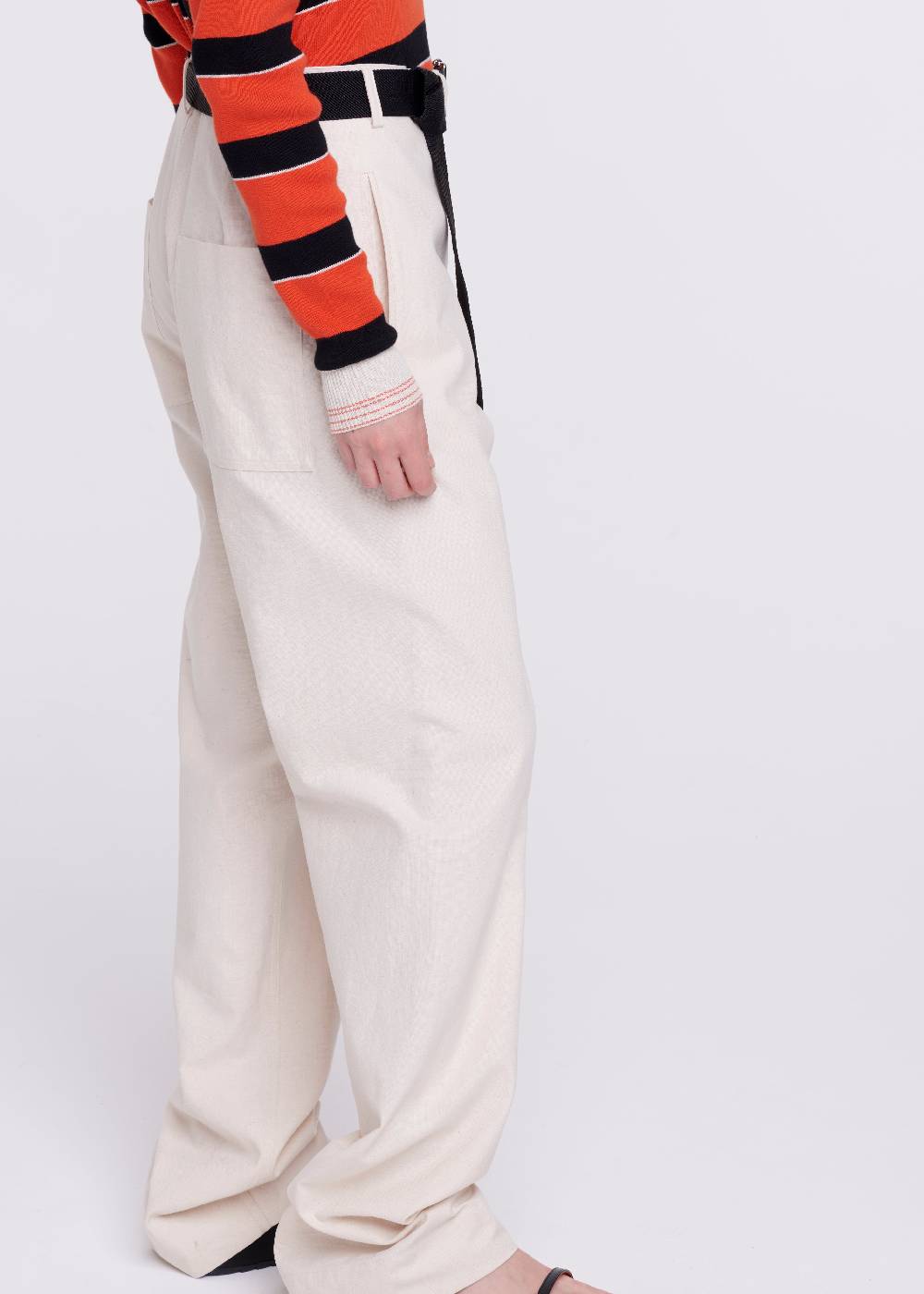 Plan C PANTALONI COLOR CREMA Saldi