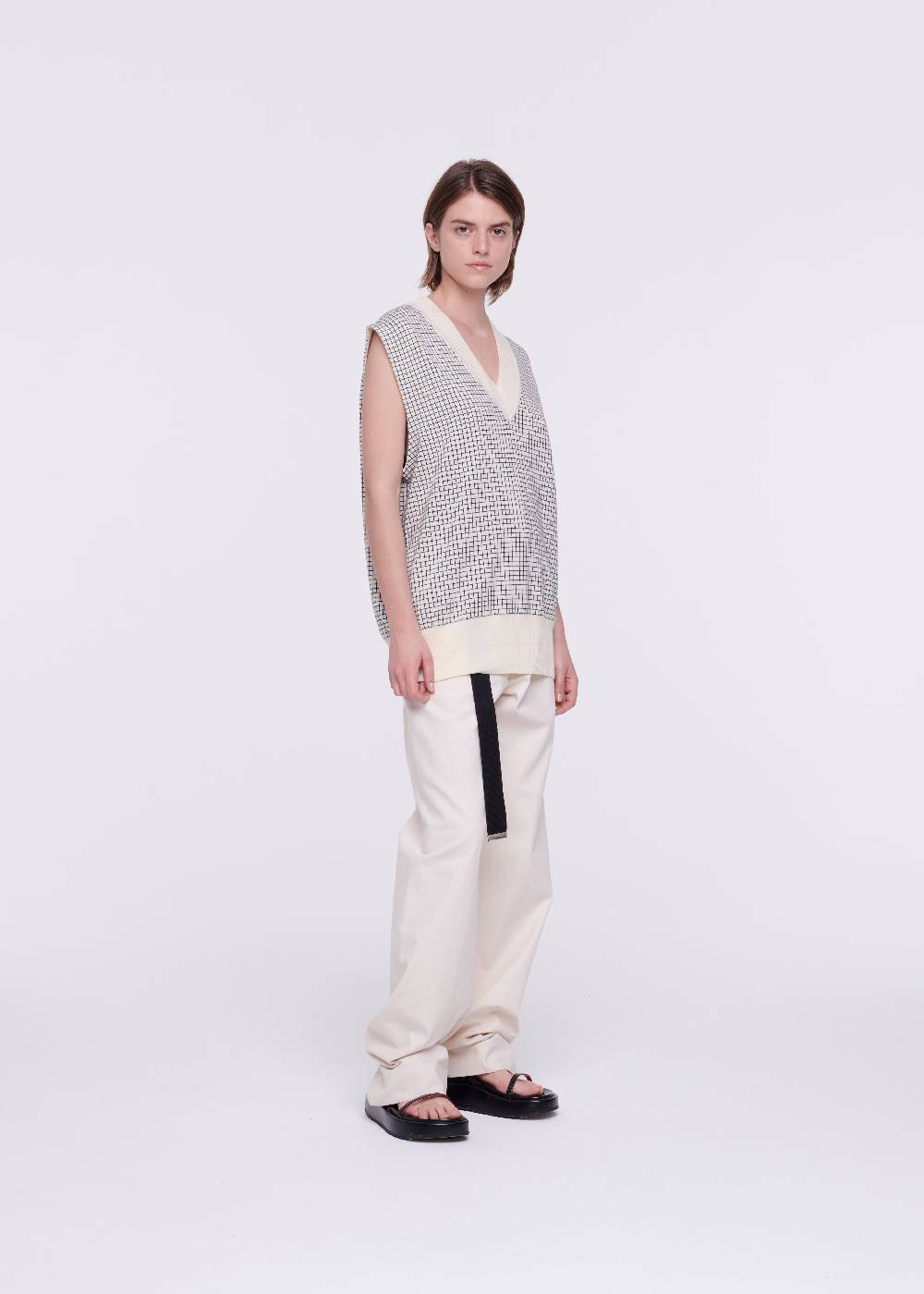 Plan C GILET IN COTONE A QUADRETTI Hotsell