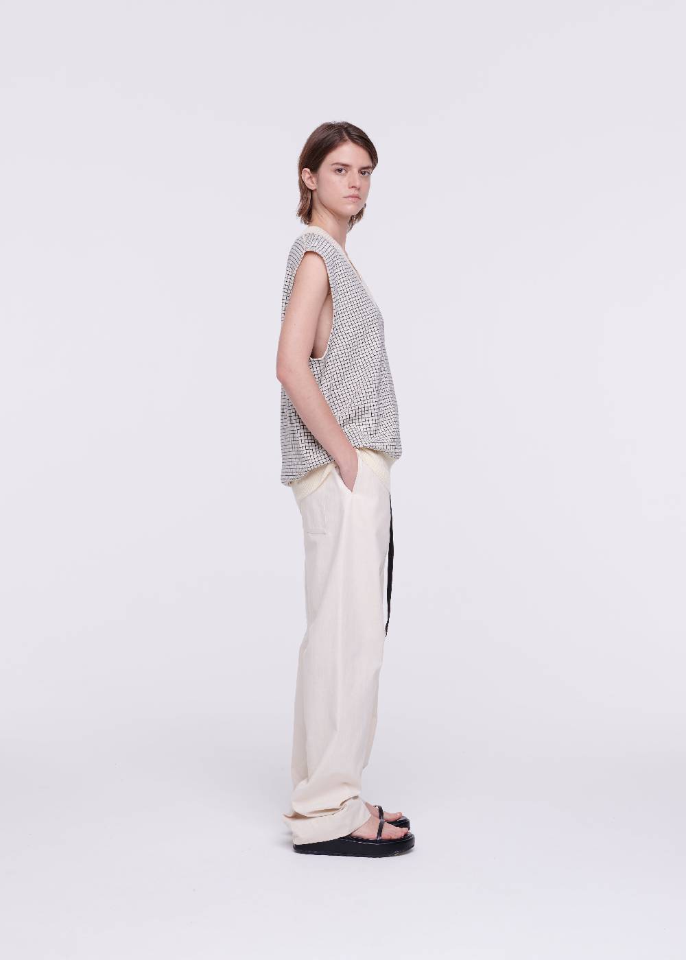 Plan C GILET IN COTONE A QUADRETTI Hotsell