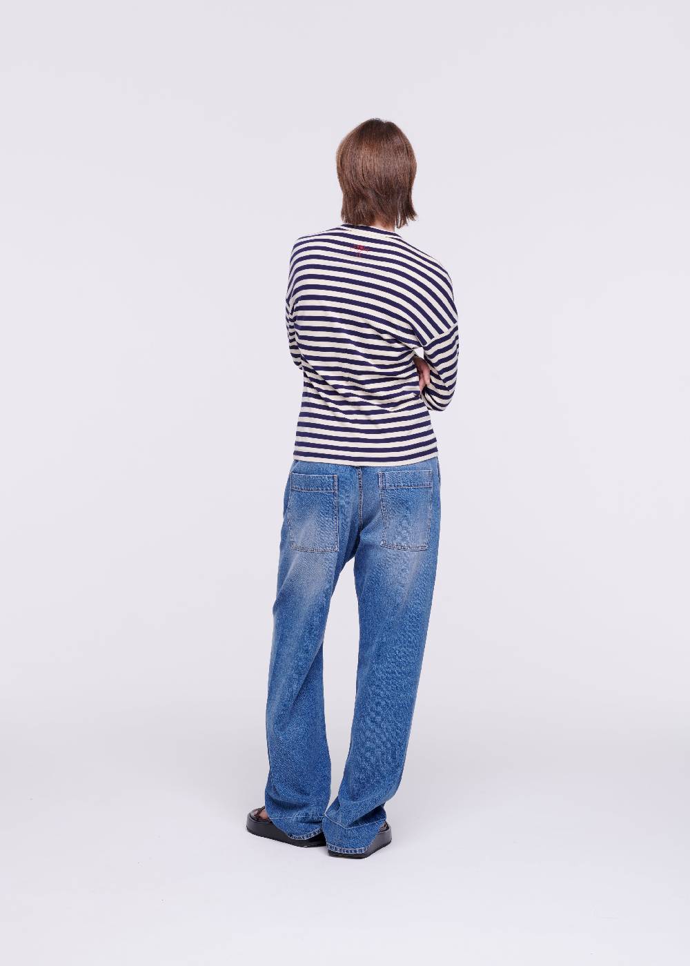 Plan C T-SHIRT A RIGHE DRAPPEGGIATA I Più Venduti