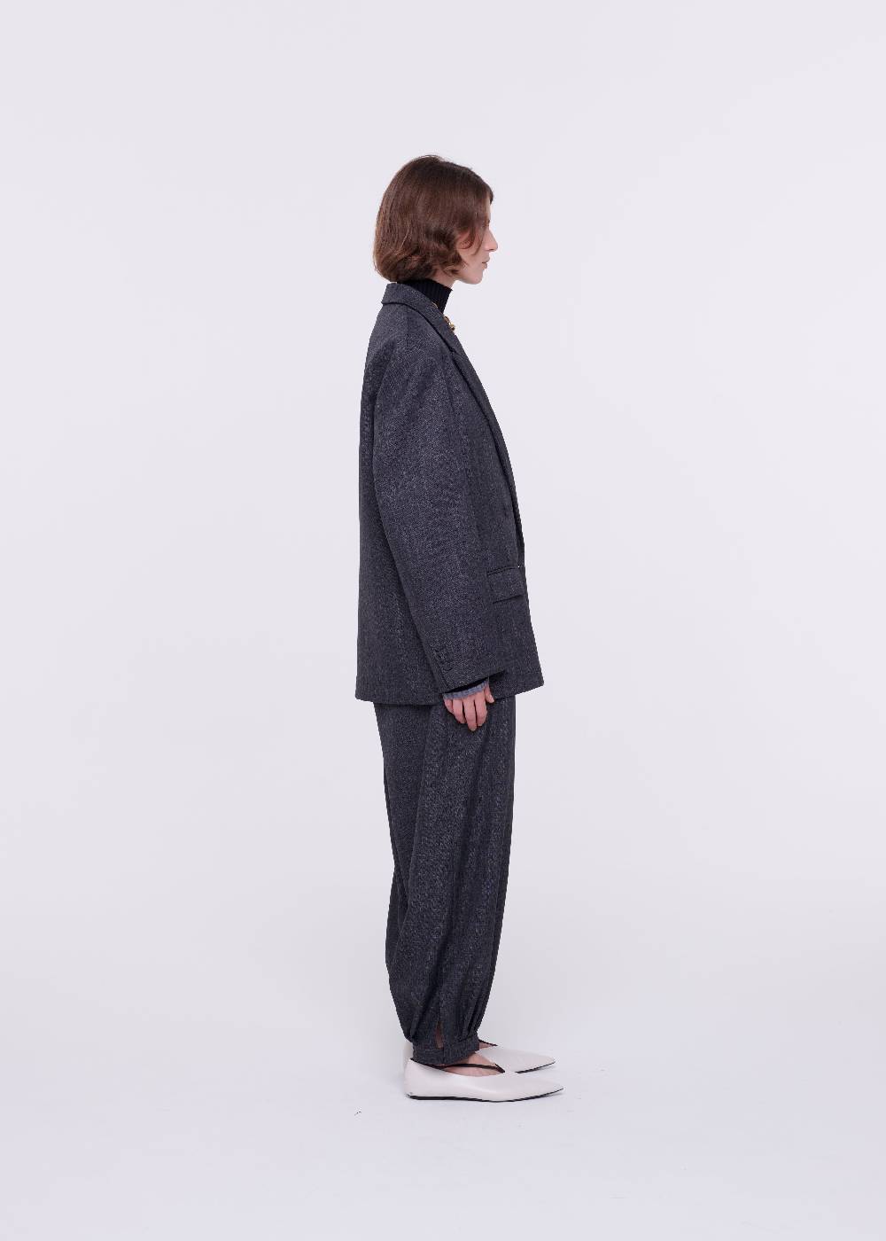 Plan C BLAZER DOPPIOPETTO GRIGIO SCURO Vendite Flash