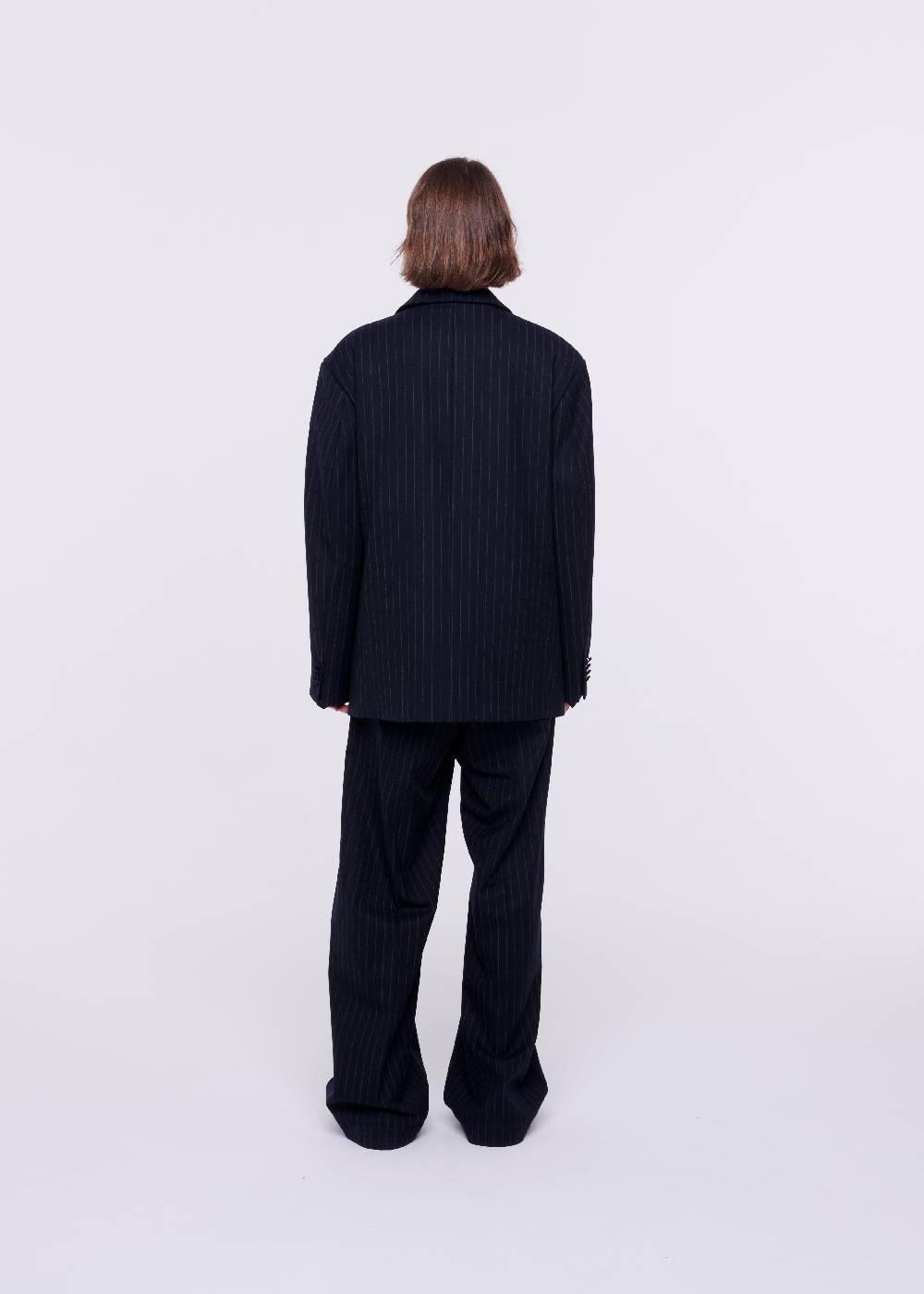 Plan C BLAZER DOPPIOPETTO GESSATO DI LANA Italy