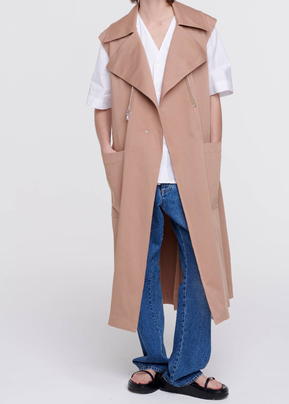 Plan C TRENCH IN COTONE COLOR CARAMELLO Acquista Ora