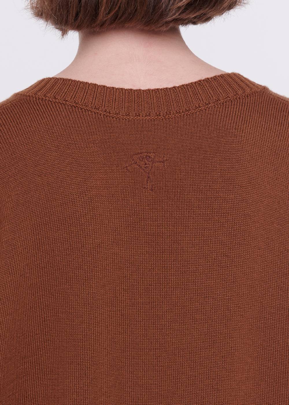 Plan C MAGLIONE CON SCOLLO A V IN LANA MERINO Sconto