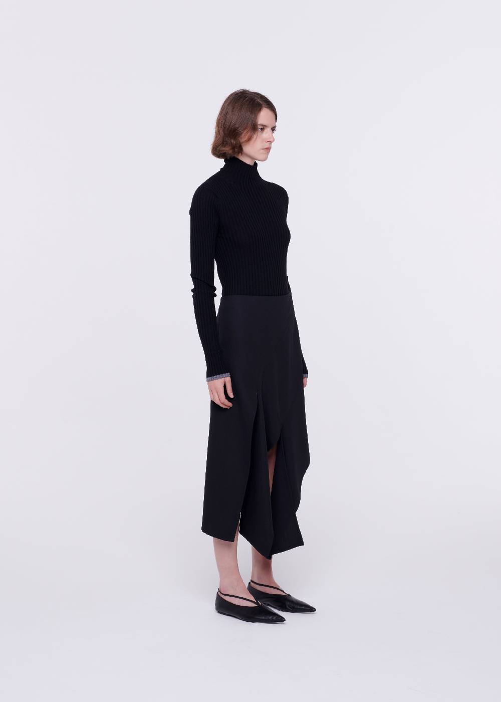 Plan C DOLCEVITA NERO IN LANA MERINO Online