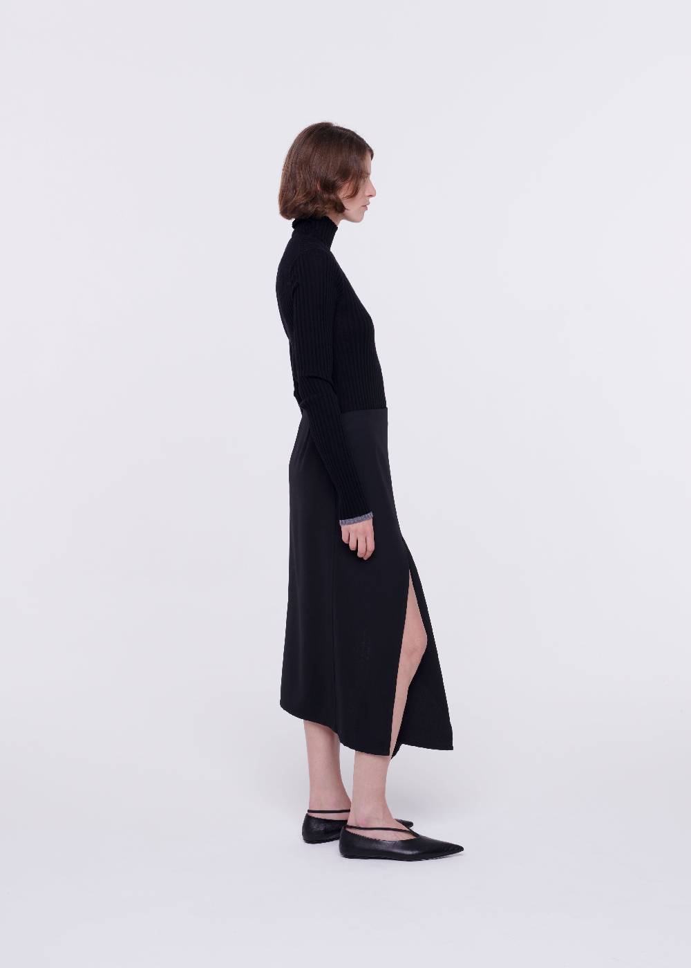 Plan C DOLCEVITA NERO IN LANA MERINO Online
