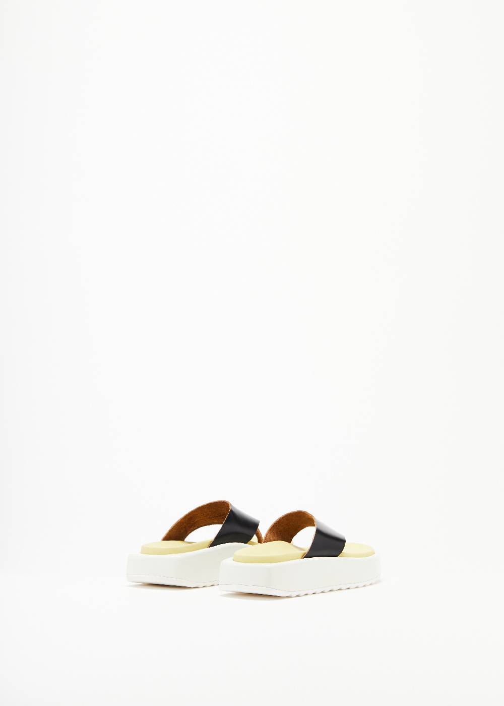 Plan C SANDALI INFRADITO IN PELLE CON ZEPPE Saldi