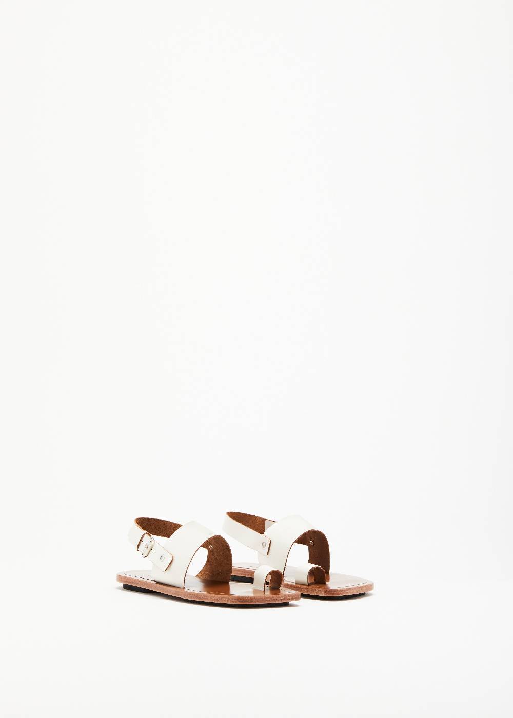 Plan C SANDALI INFRADITO BIANCHI IN PELLE Offerte