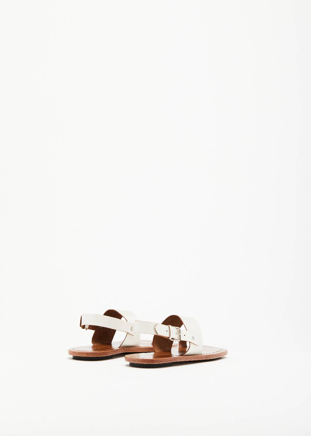 Plan C SANDALI INFRADITO BIANCHI IN PELLE Offerte