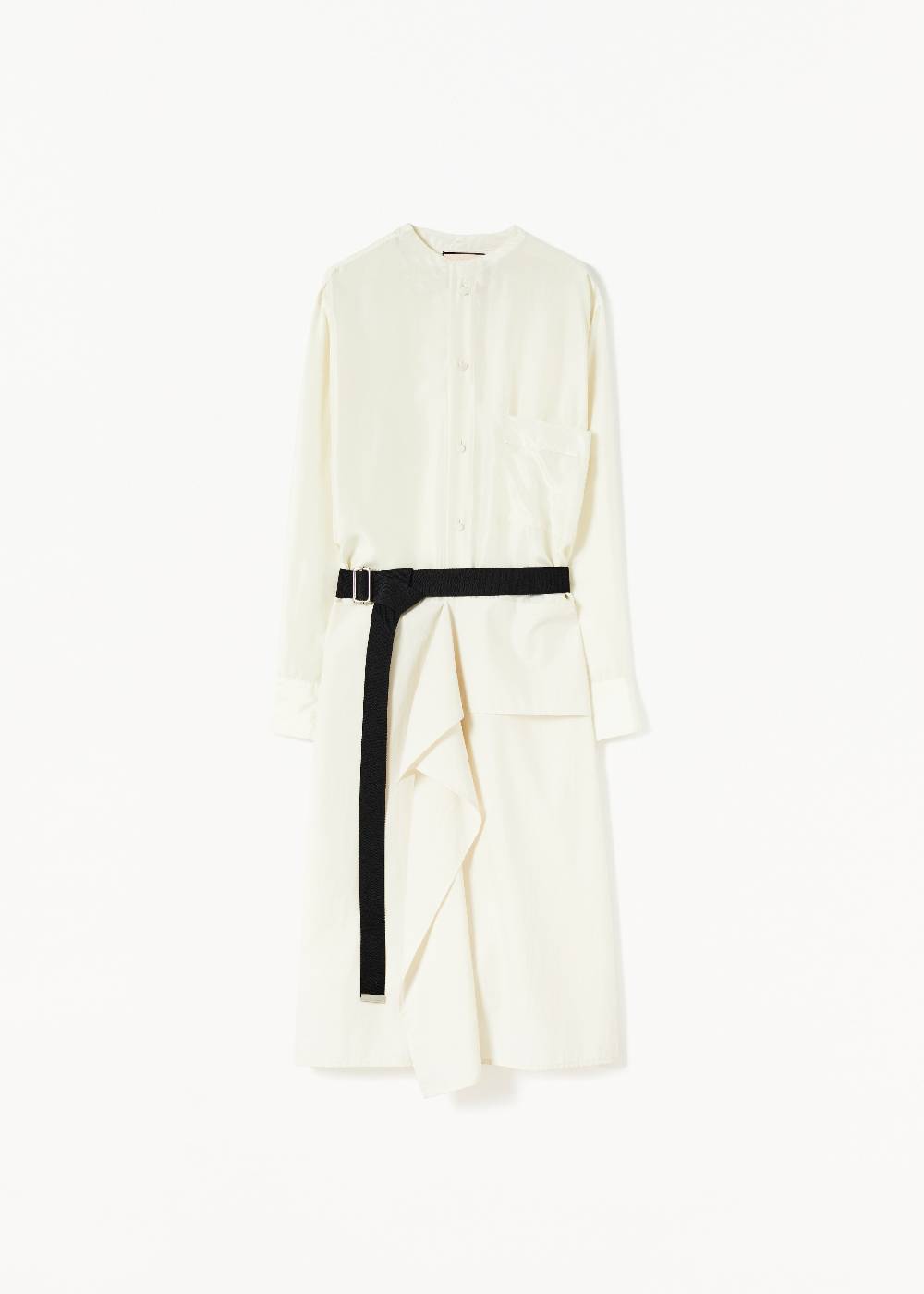 Plan C ABITO MIDI A PANNELLI CON FOULARD 2025