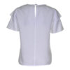 Poems Roma TOP MANICA VOLANT BIANCO Fino Al -60%