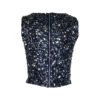 Poems Roma TOP PAILLETTES BLU Hotsell
