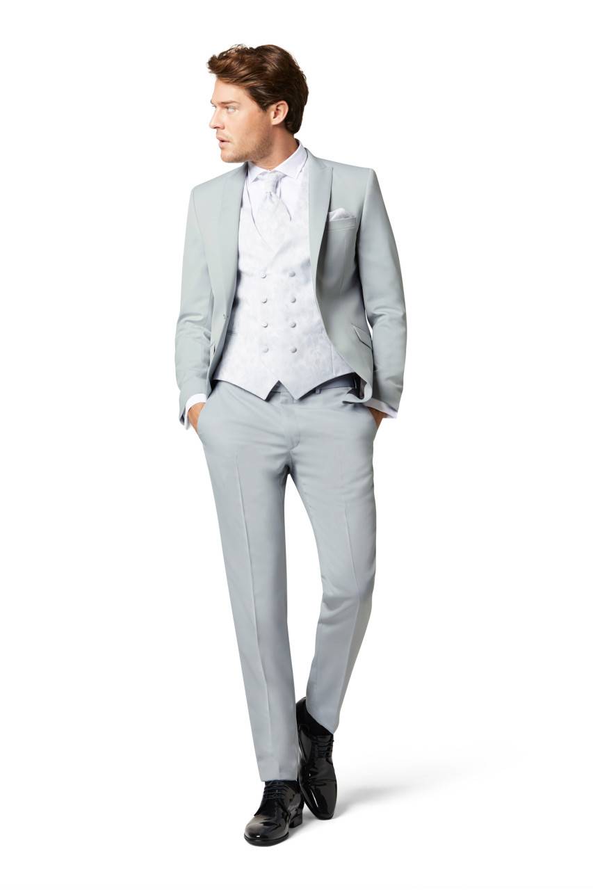 Digel Abito grigio perla digel cerimonia slim fit I Più Venduti