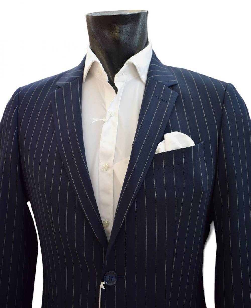 Digel Move Abito blu gessato digel in lana marzotto extra slim fit Moda