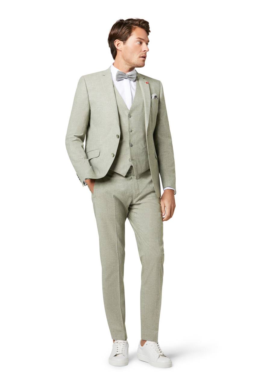 Digel Abito elegante verde chiaro digel slim fit con gilet 2025