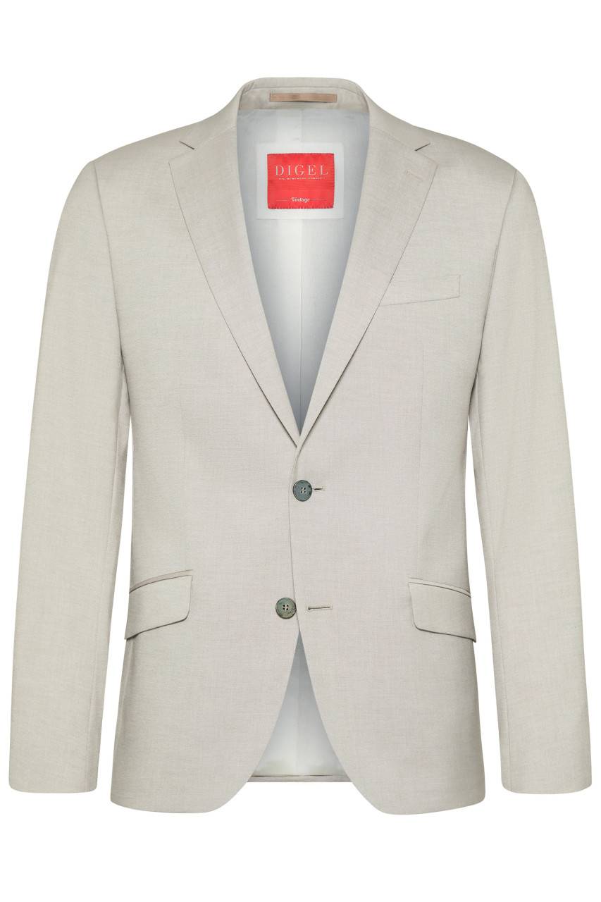 Digel Abito elegante beige digel slim fit con gilet e papillon In Linea