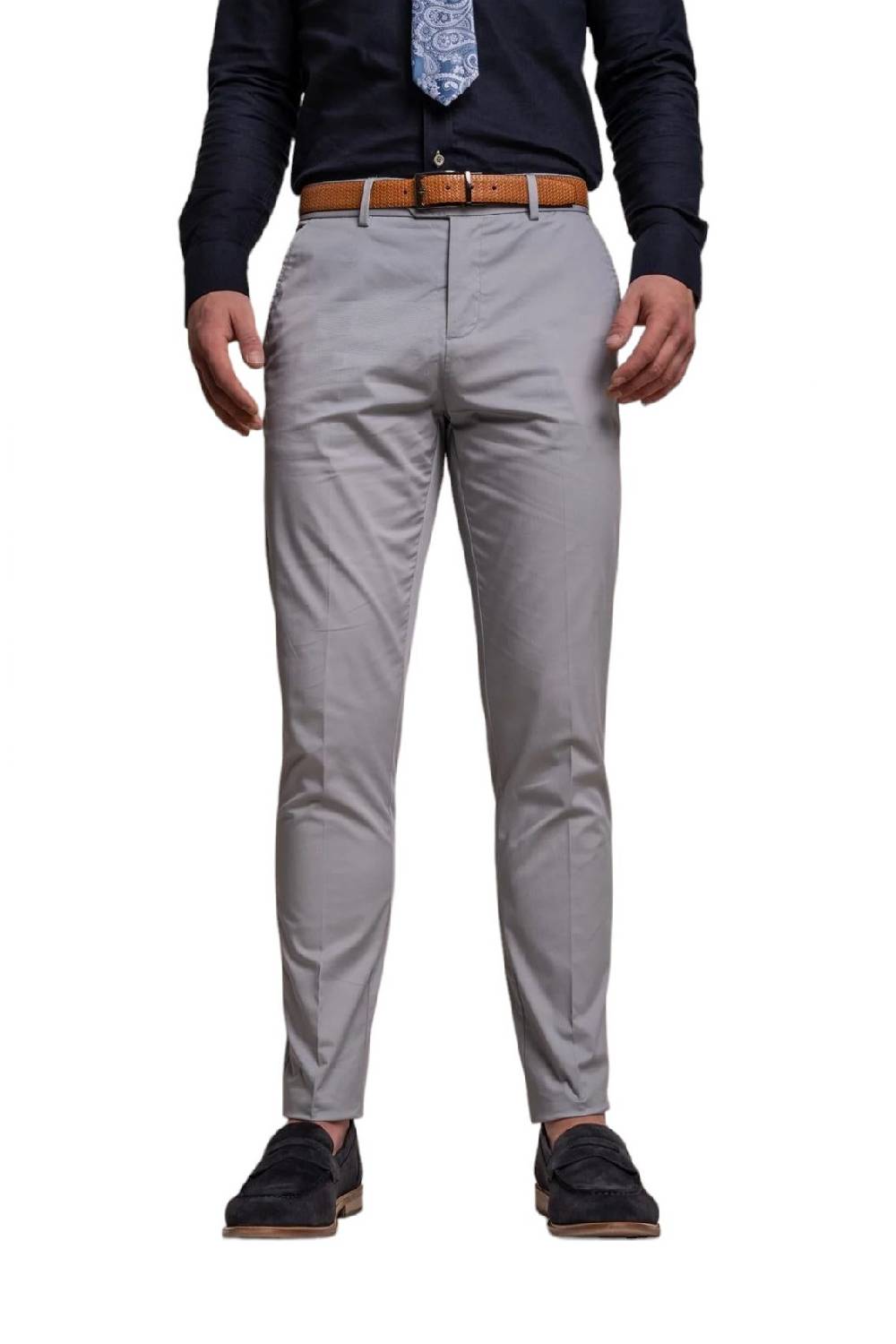 House of Cavani Abito grigio chiaro cavani in cotone stretch sfoderato Sottocosto