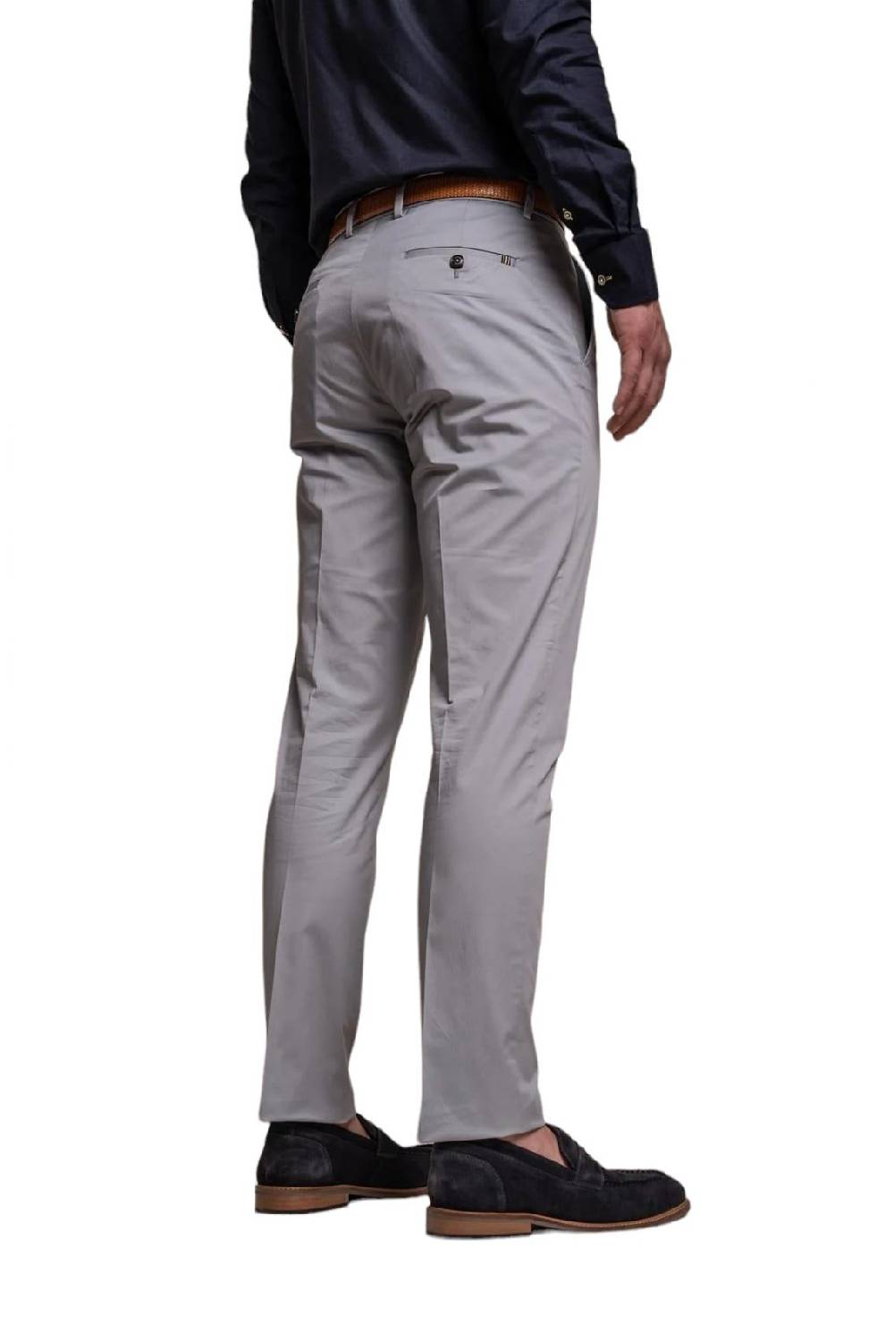 House of Cavani Abito grigio chiaro cavani in cotone stretch sfoderato Sottocosto