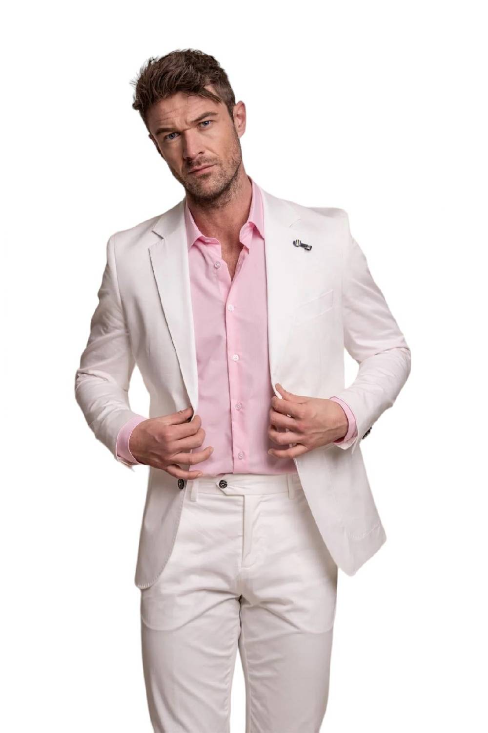 House of Cavani Abito ecru cavani in cotone stretch sfoderato Spedizione Gratuita