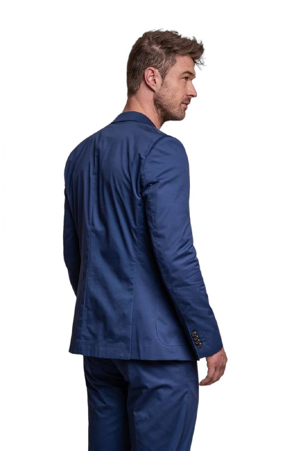 House of Cavani Abito blu elettrico cavani in cotone stretch sfoderato Pezzi Unici