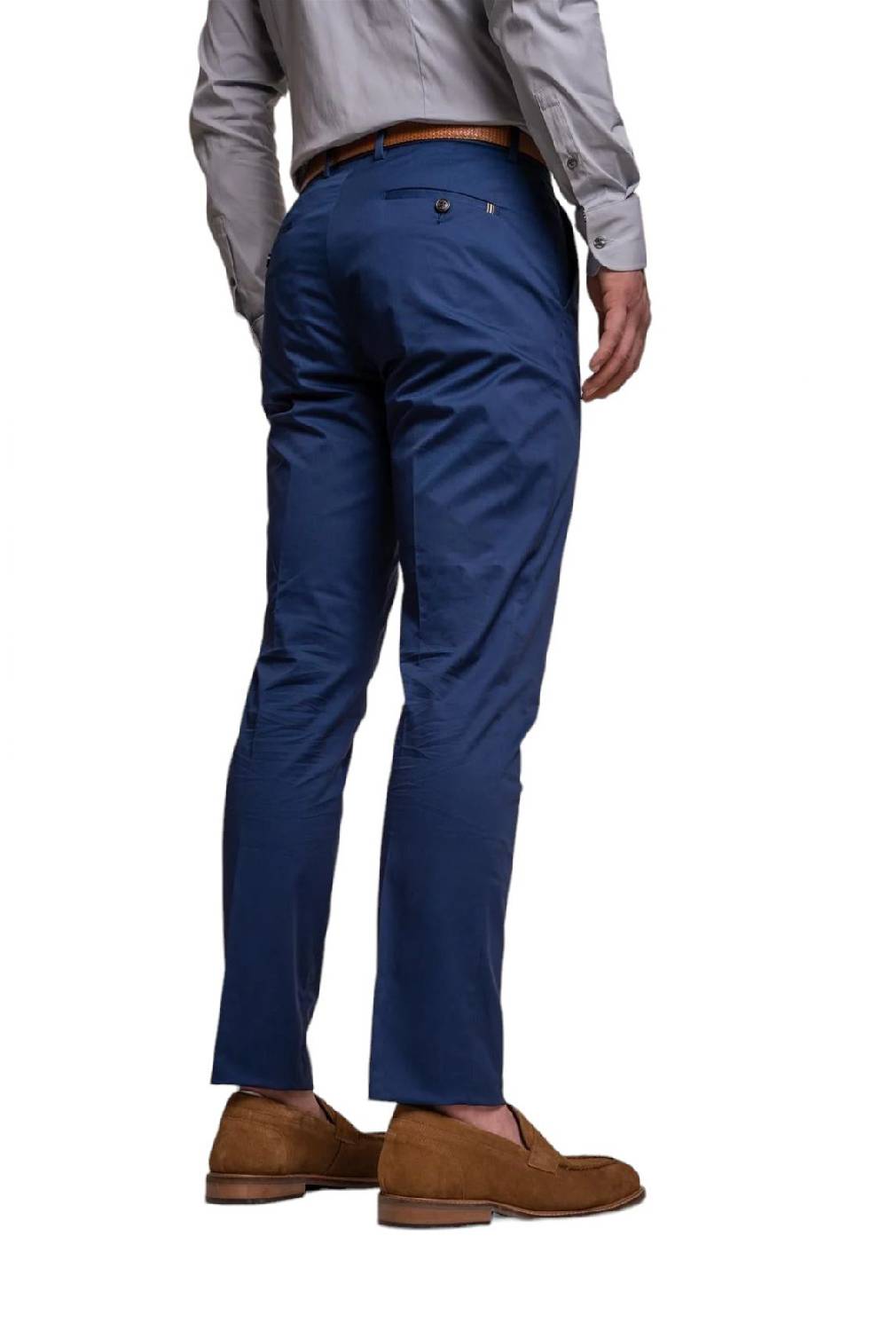 House of Cavani Abito blu elettrico cavani in cotone stretch sfoderato Pezzi Unici