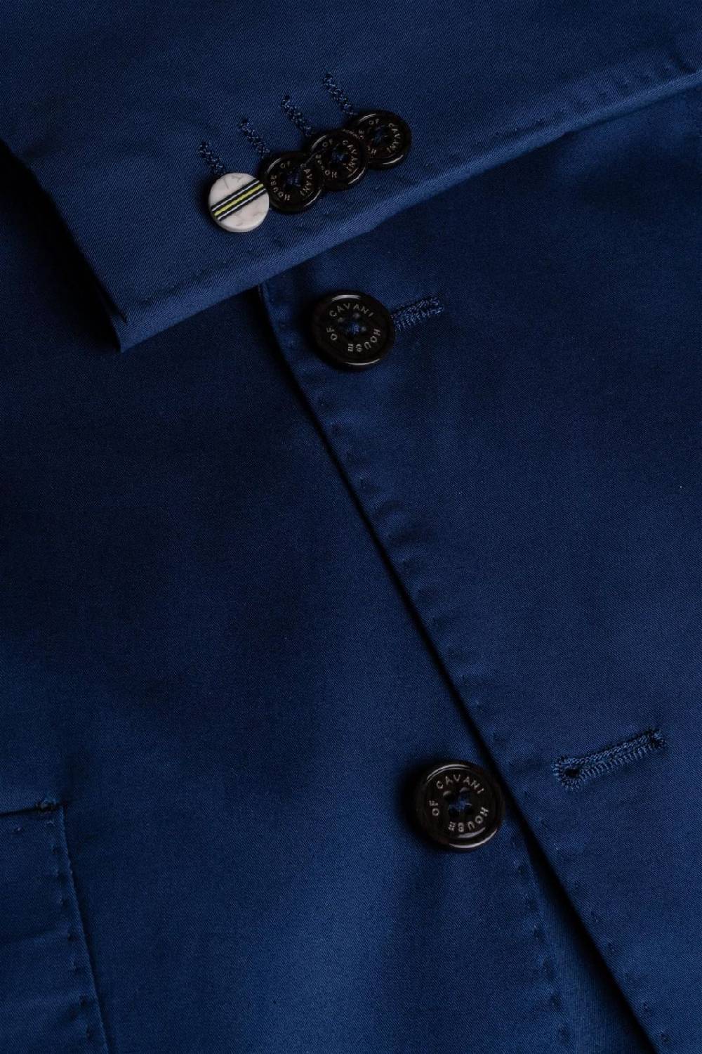 House of Cavani Abito blu elettrico cavani in cotone stretch sfoderato Pezzi Unici