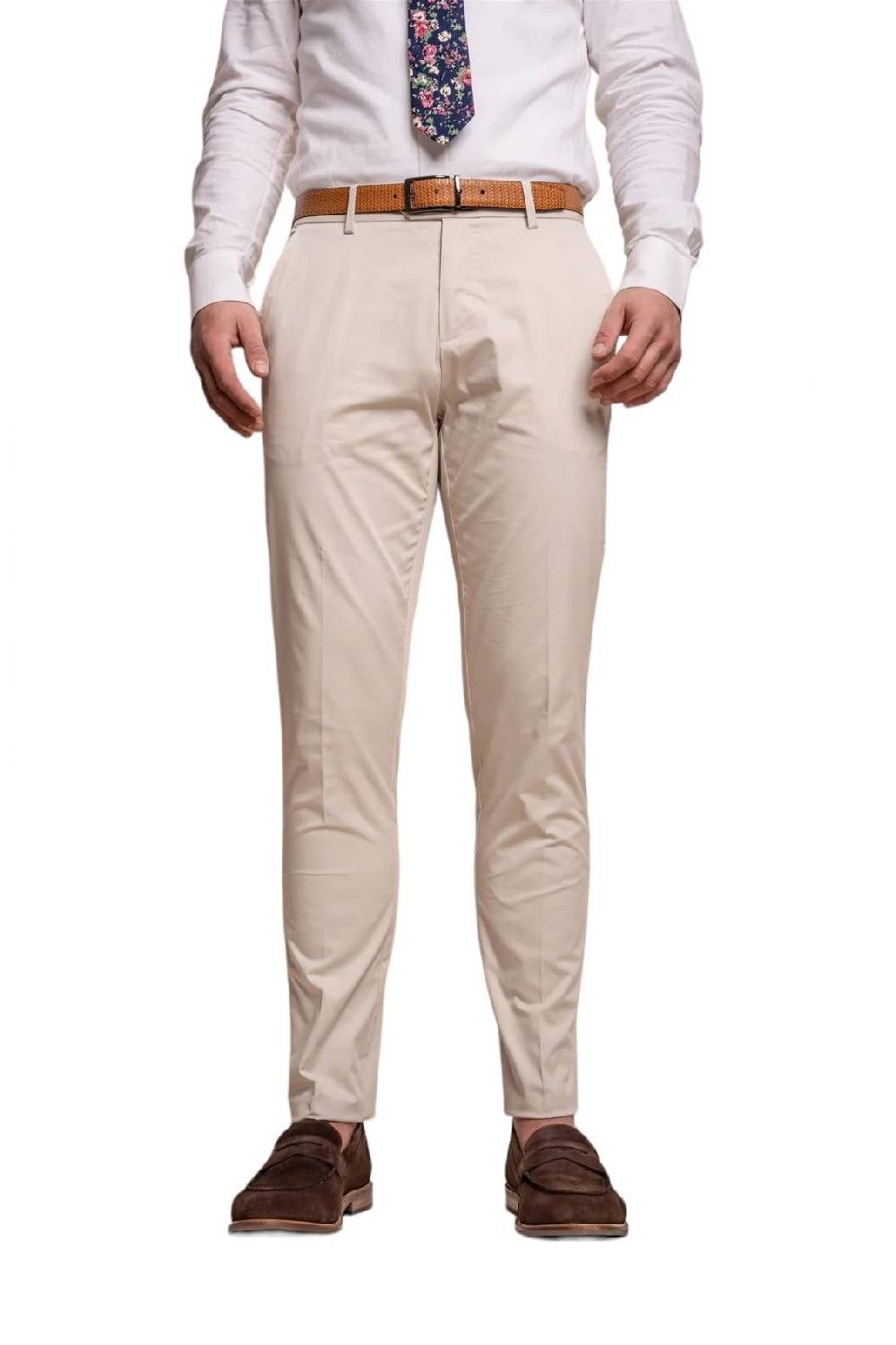 House of Cavani Abito beige cavani in cotone stretch sfoderato Qualità Garantita