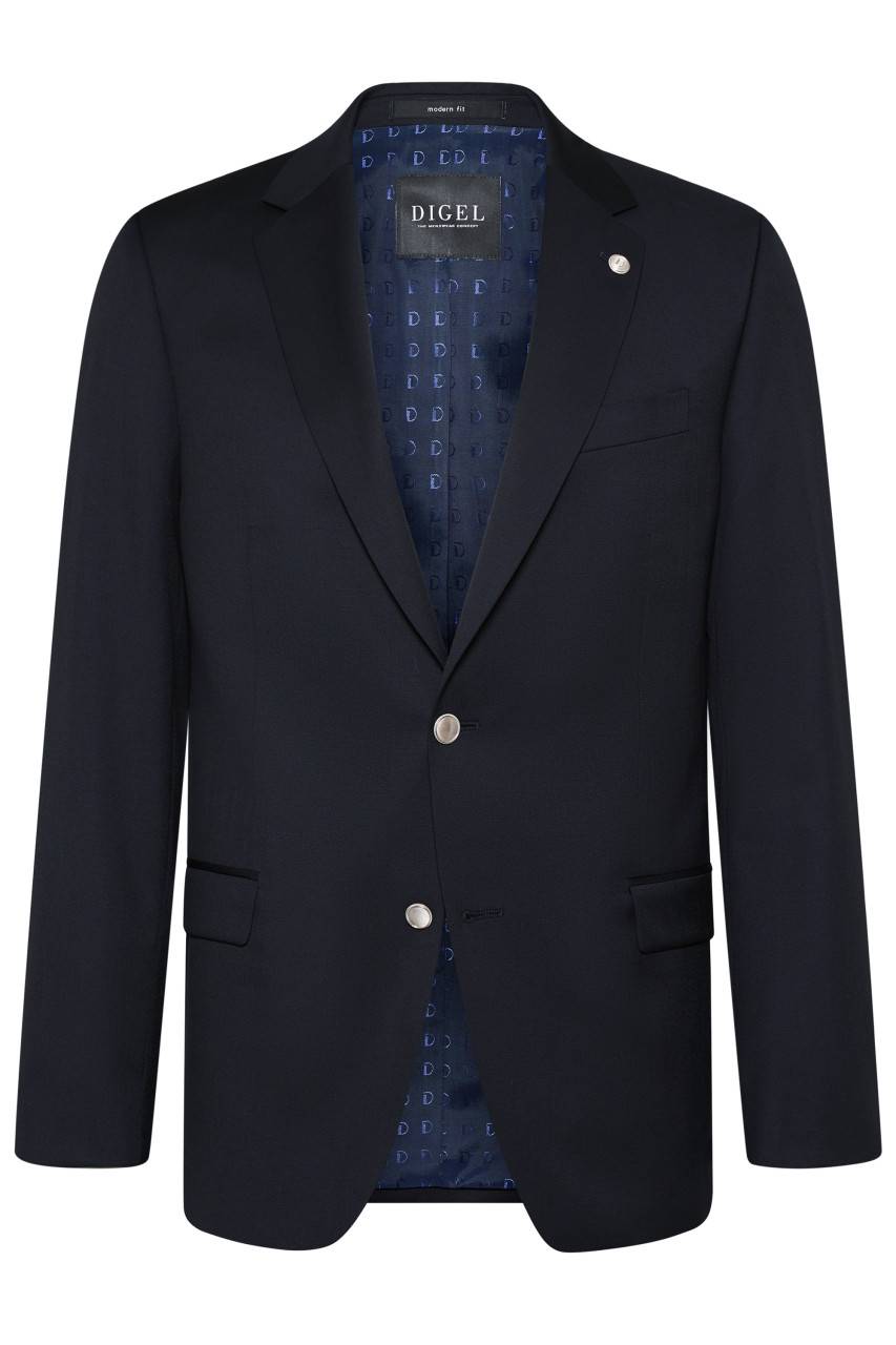 Digel Giacca blu scuro digel drop quattro lana reda super 110's Promozione Limitata