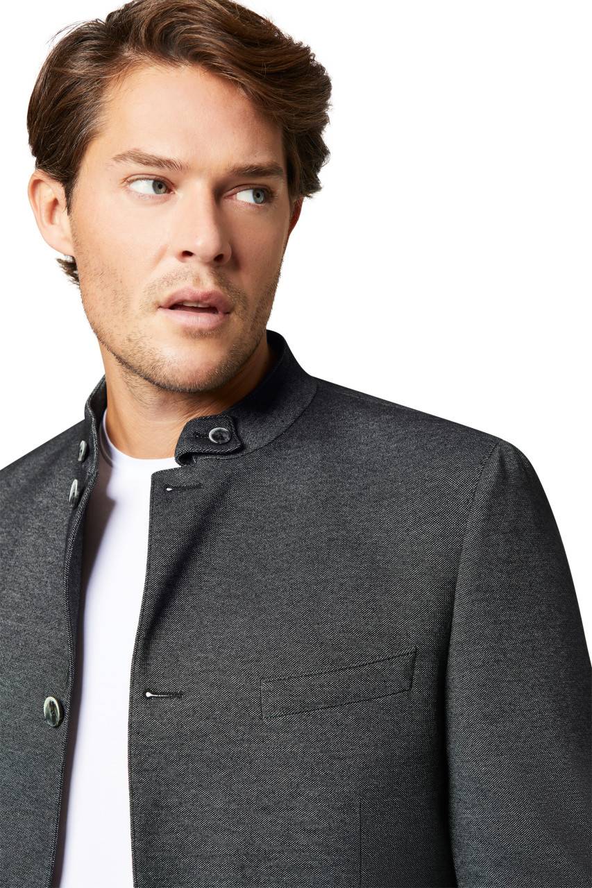 Digel Giacca alla coreana digel drop quattro comfort fit in jersey Convenienza