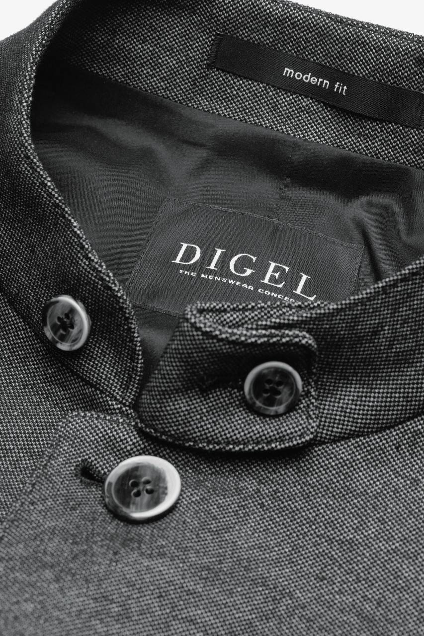 Digel Giacca alla coreana digel modern fit in jersey Novità