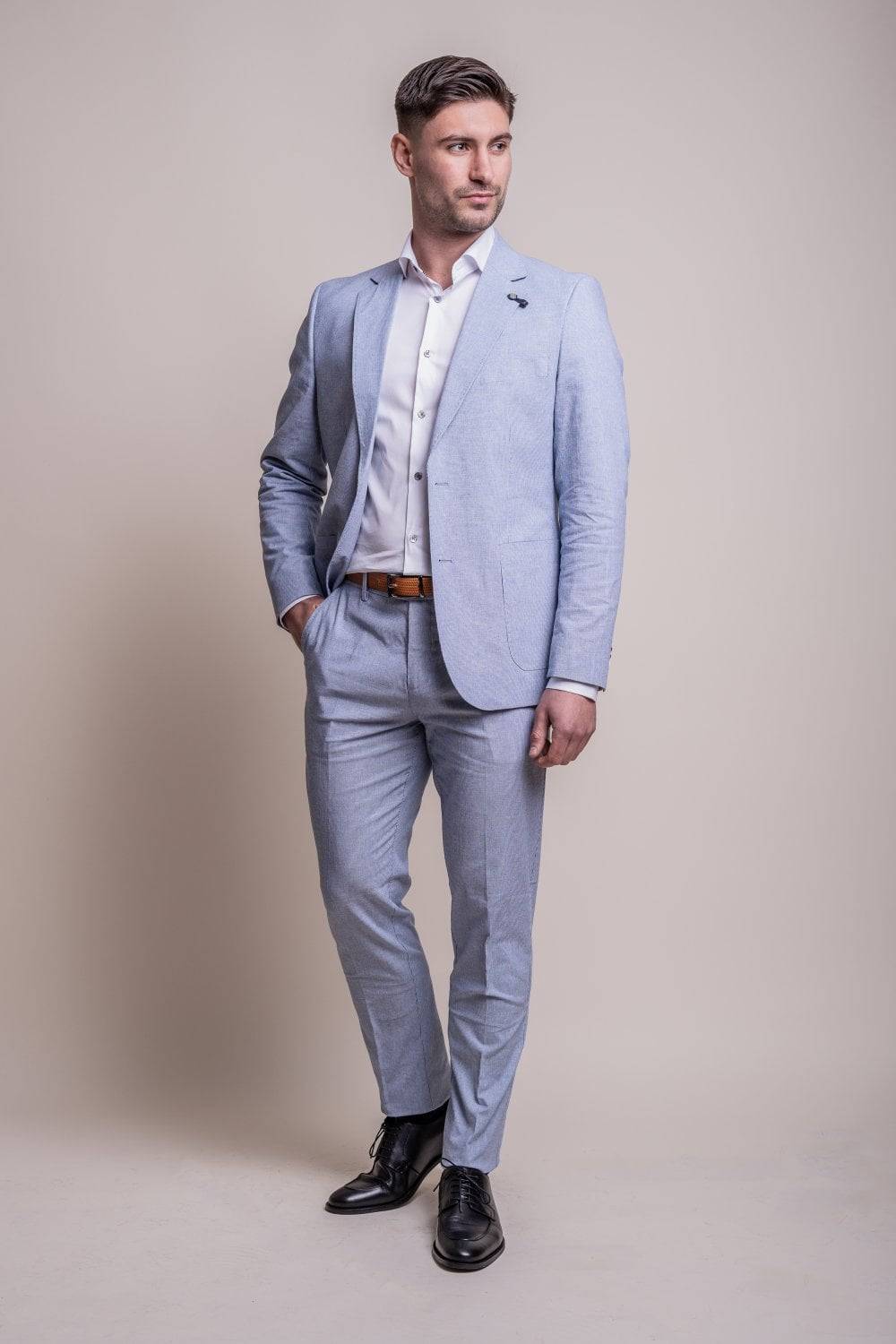 House of Cavani Giacca house of cavani semi foderata in cotone e lino modern fit Sconto