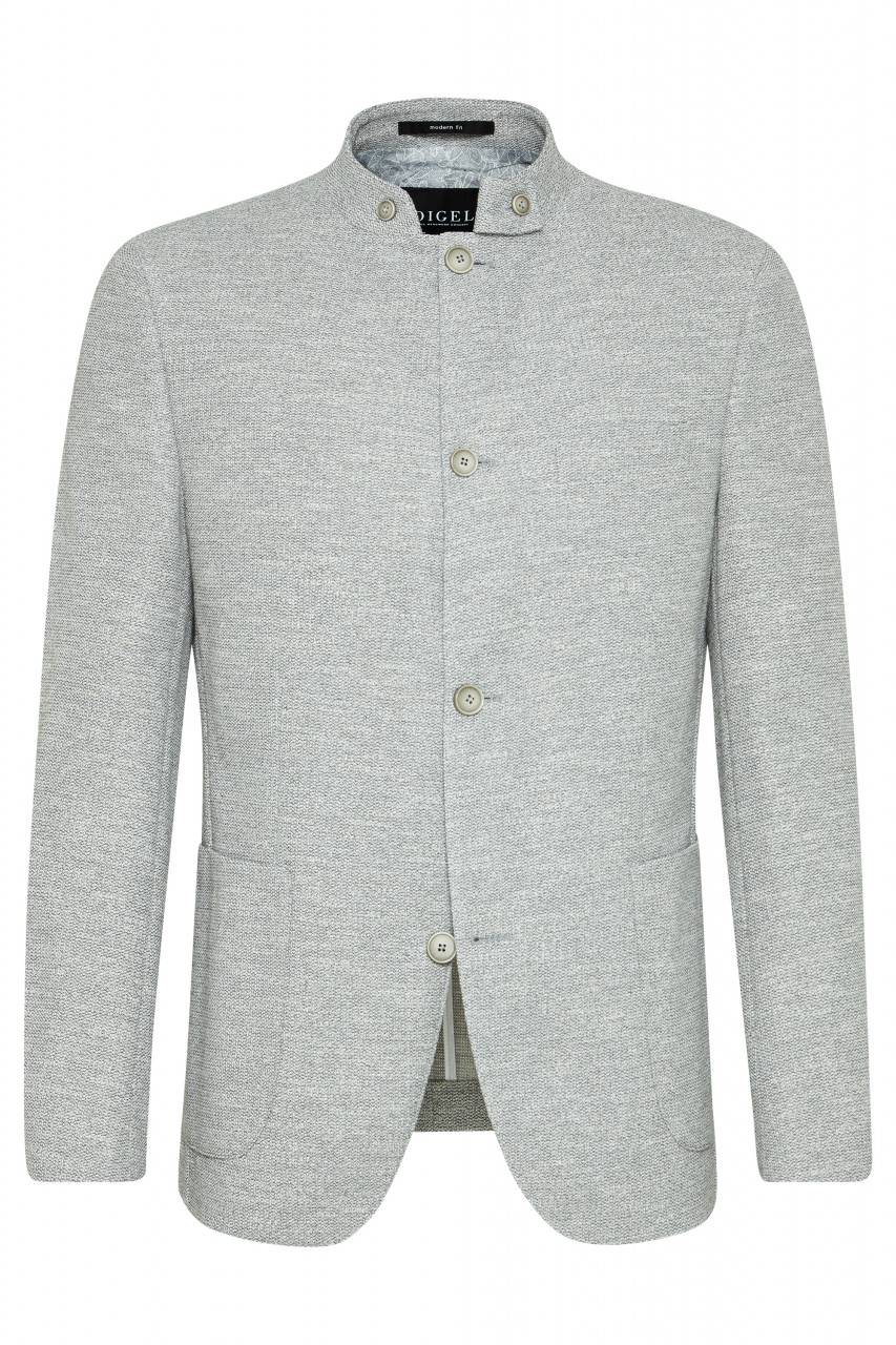 Digel Giacca digel grigio chiaro in jersey modern fit collo coreana Online