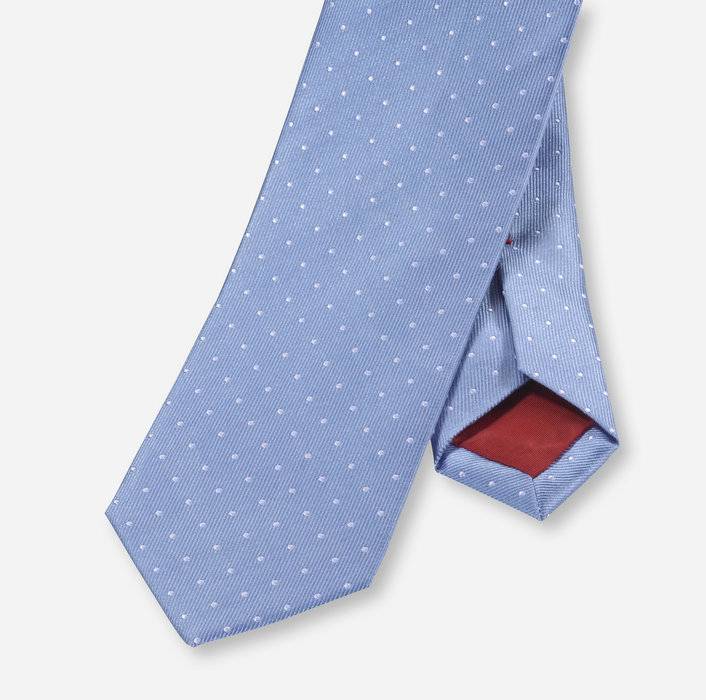 Olymp Cravatta a pois slim in seta pura olymp in otto colori Fino Al -60%