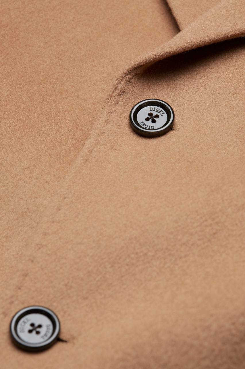 Digel Cappotto digel cammello modern fit misto cashmere Vendite Flash