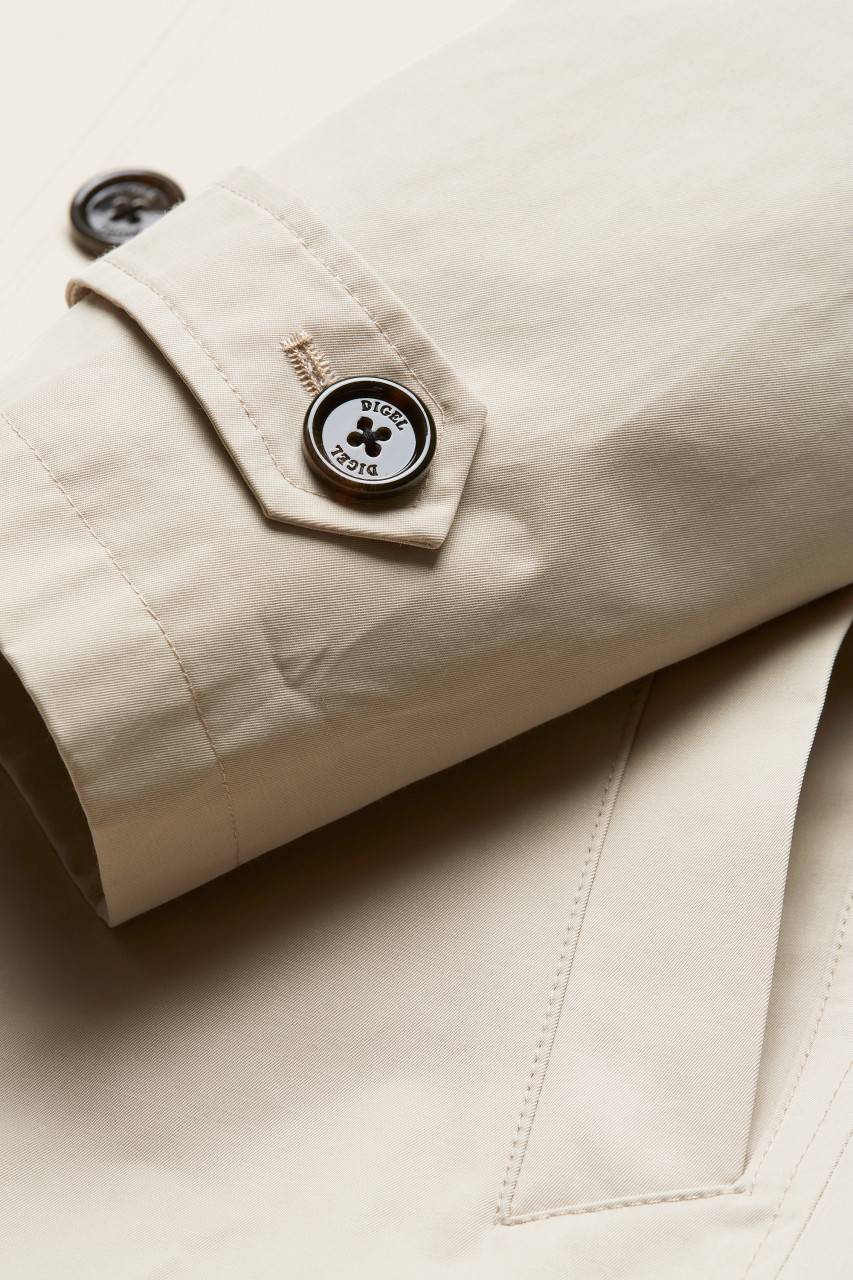 Digel Impermeabile trench beige digel modern fit Negozio