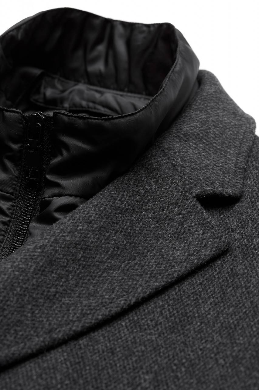Digel Cappotto grigio scuro digel con pettorina antivento staccabile 2025