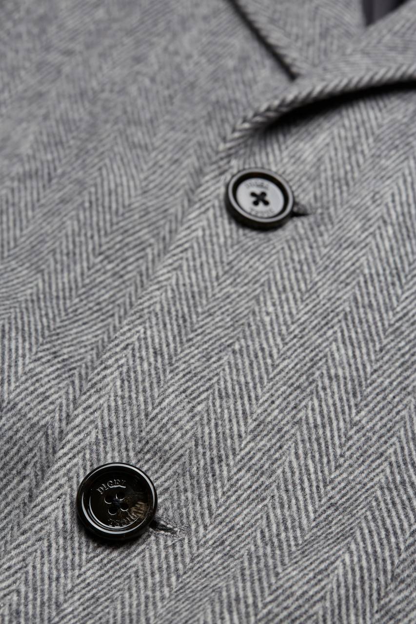 Digel Cappotto spigato grigio chiaro digel Italy