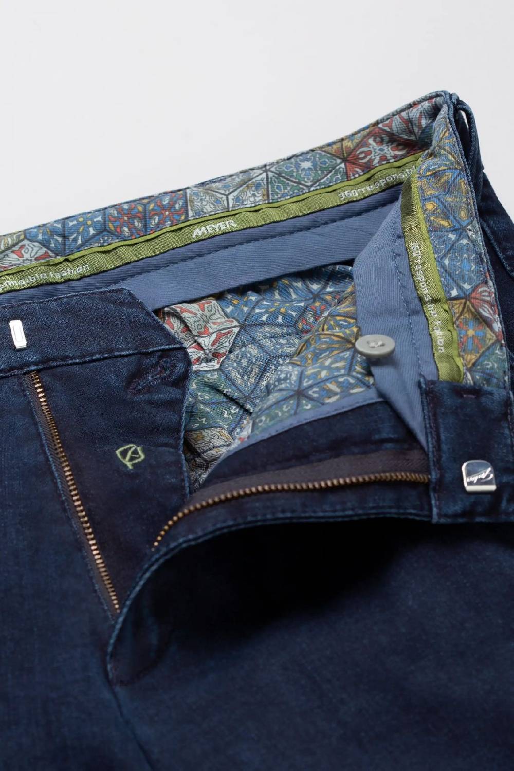 Meyer Jeans meyer in denim tencel™ dark blu stone modern fit Qualità