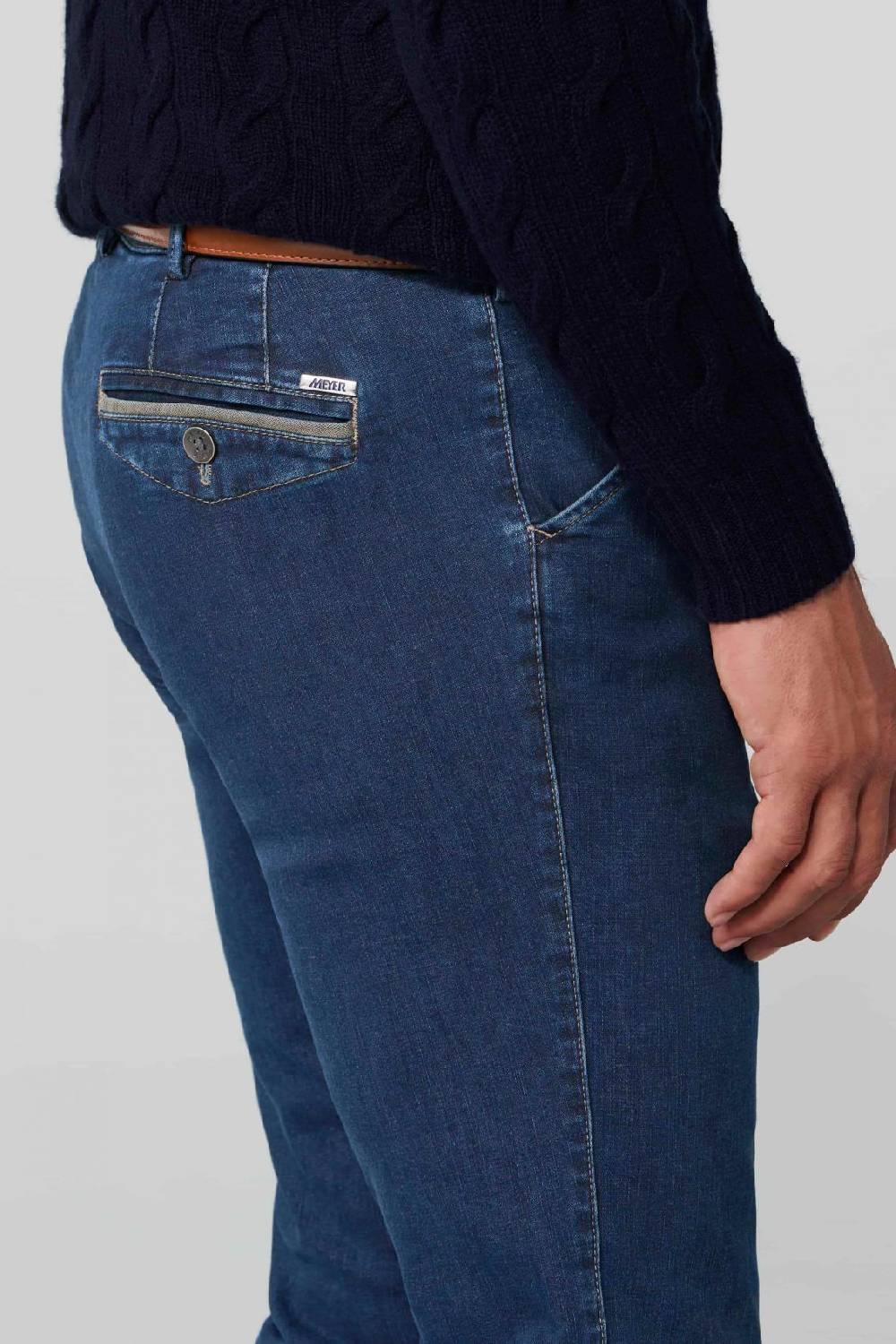 Meyer Jeans blu stone meyer modern fit super stretch Promozione