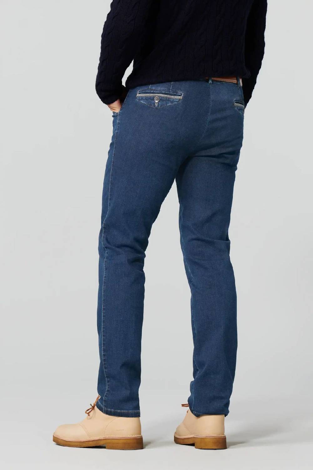 Meyer Jeans blu stone meyer modern fit super stretch Promozione