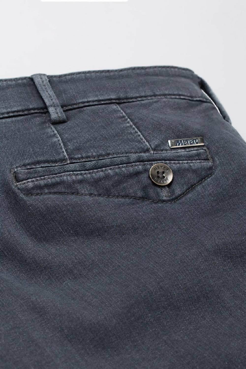 Meyer Jeans meyer grigio medio modern fit cotone denim biologico Spedizione Gratuita