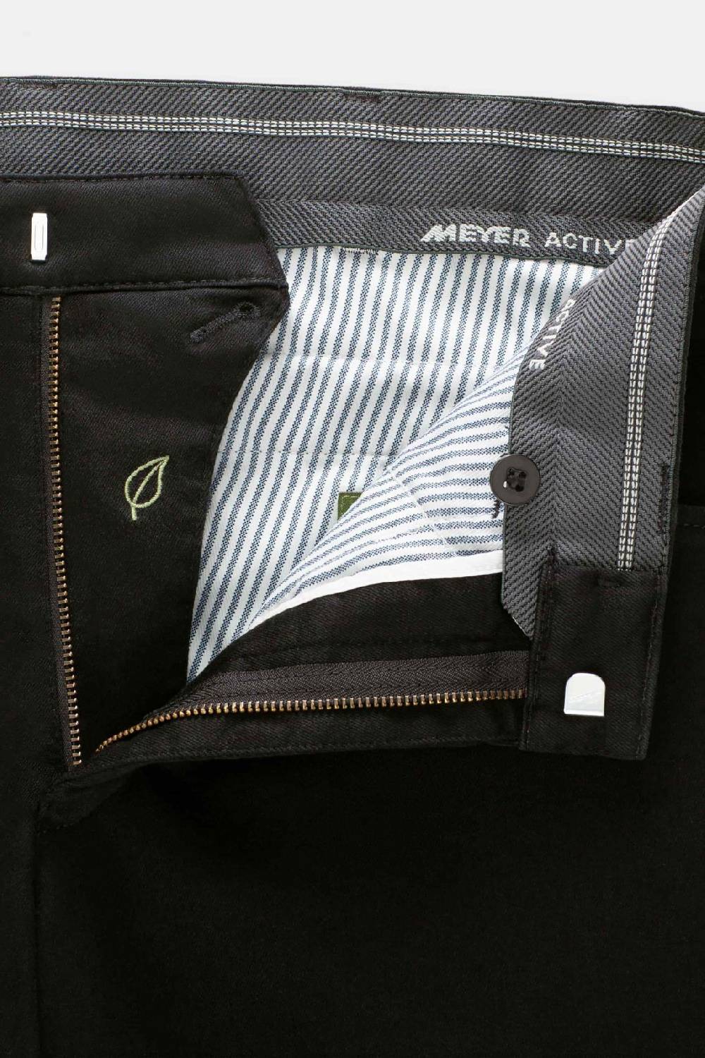 Meyer Jeans meyer nero modern fit cotone denim biologico Pezzi Unici