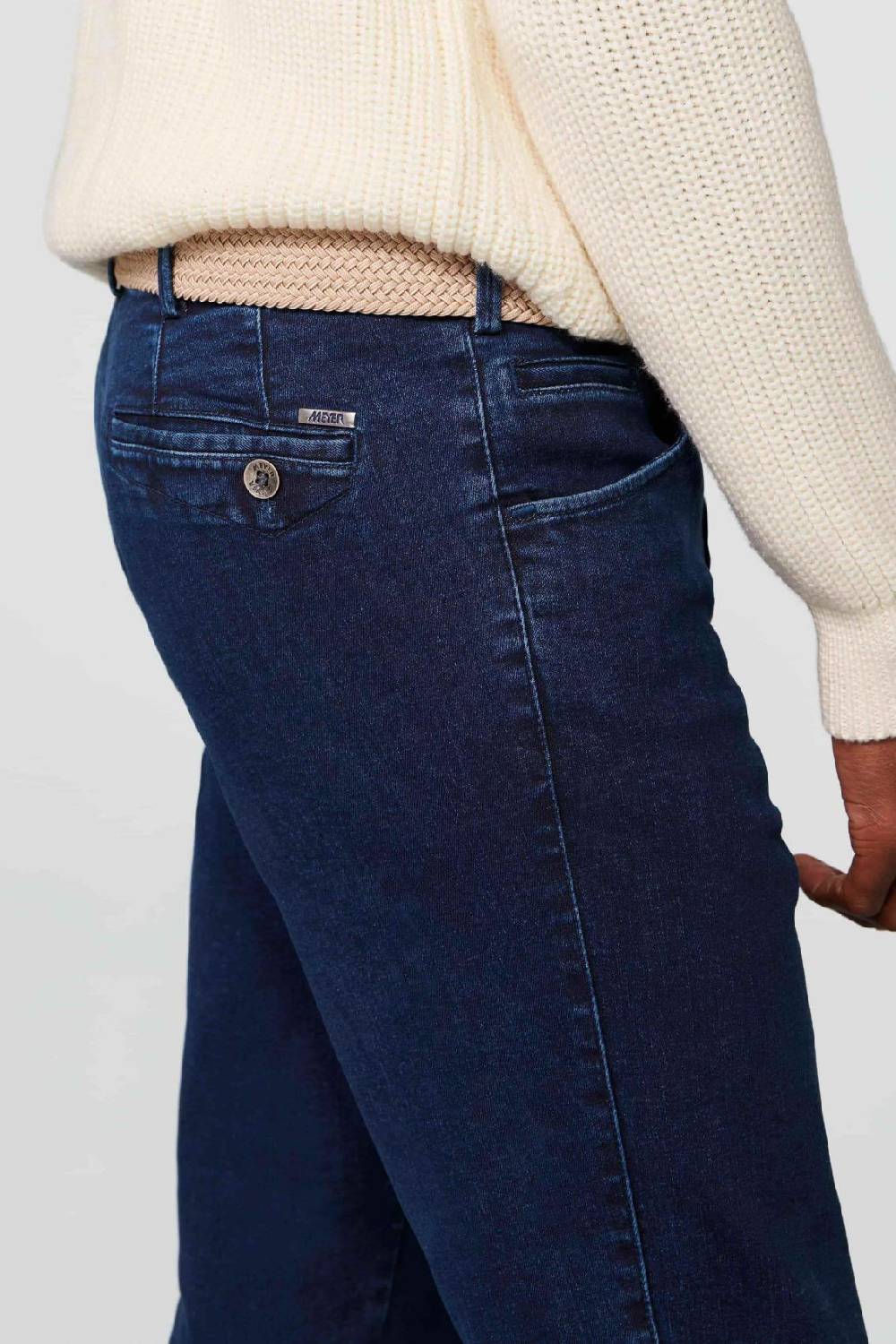 Meyer Jeans meyer blu stone modern fit cotone denim biologico Soddisfazione Garantita