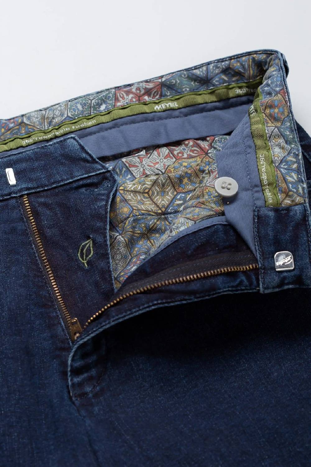 Meyer Jeans meyer blu stone modern fit cotone denim biologico Soddisfazione Garantita